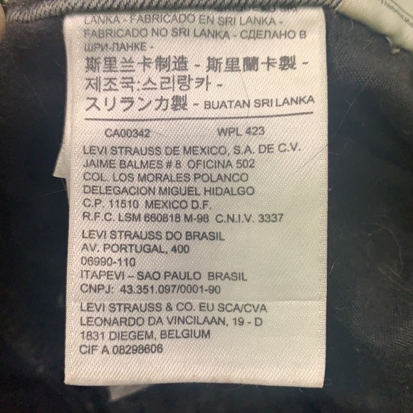 Levi’s 721 High Rise Skinny Black Wash Jean 31x30 - Picture 7 of 10